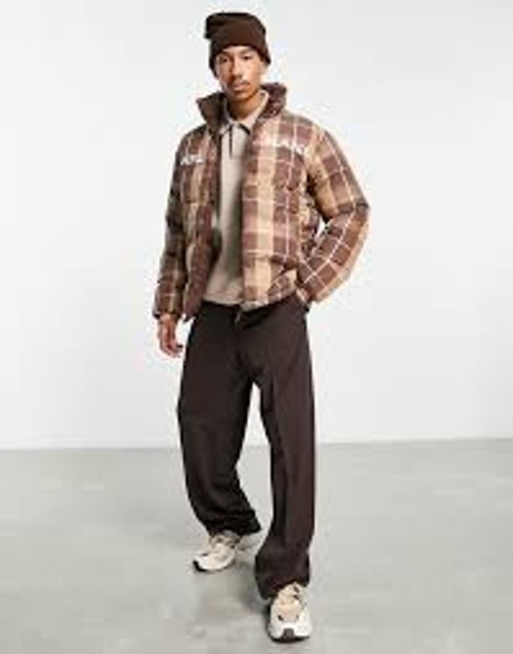 Karl Kani Retro Reversible Puffer Jacket - Men's Size M